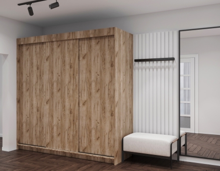 Шкаф  купе МЛ-1 (1.80*2.20м), Собран