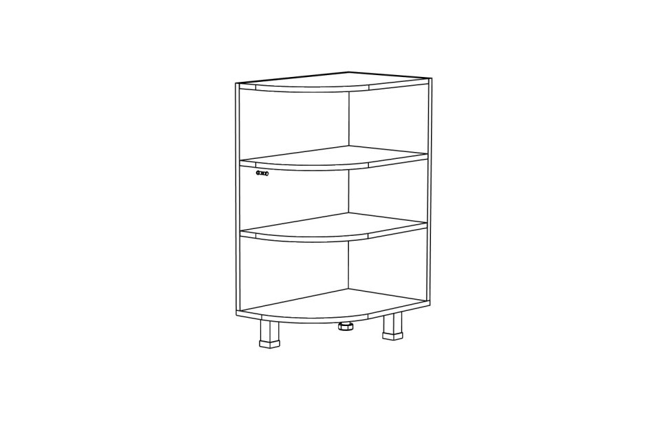 КОРПУС Стол 400 тo (Н 40 торц)