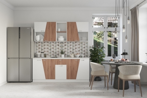 Кухня  БРИЗ  2,0 м  (без столешницы), Собран