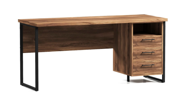 ЛОФТ Стол писменый с тумбой ОП 173 (1600) 