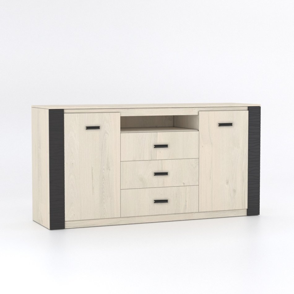 Гамма №12 комод 3 ящ 2 дв 1600 МЛ