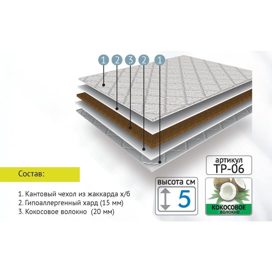 Топпер HARD 150x190 Топпер HARD 150x190