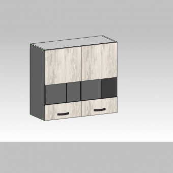 Шкаф 800 / 708 верх витрина(снято)