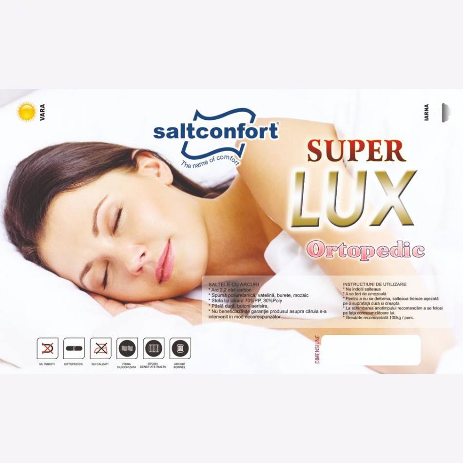 Super Lux Ortopedic H - 25 см +5 см MEMORY 1800*2000