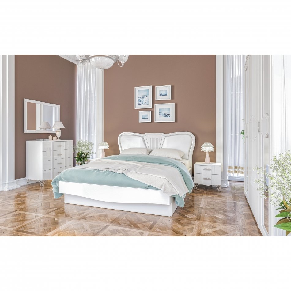 СОФИЯ МН-025-01 Кровать с основанием (1,60х2,0)(Снято)