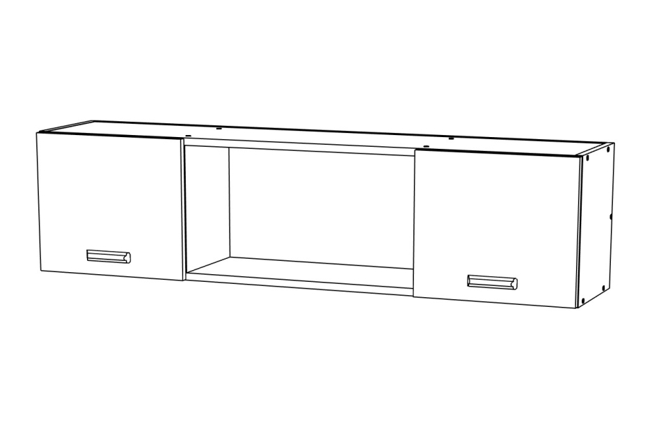 Вуди №12 Шкаф навесной
