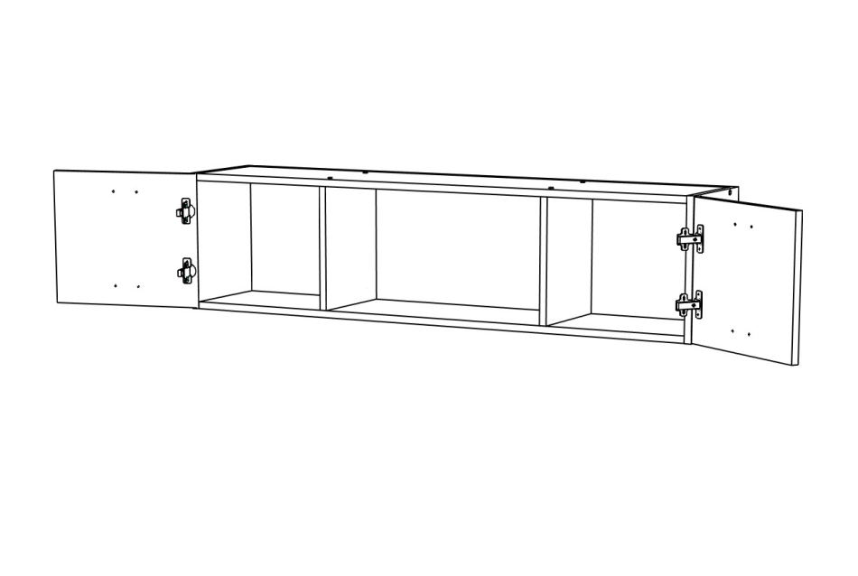 Вуди №12 Шкаф навесной