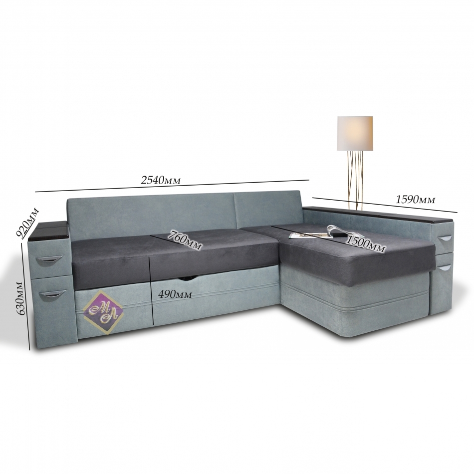 Colț moale „COMPACT” 7/2 stânga K-1 Bonel