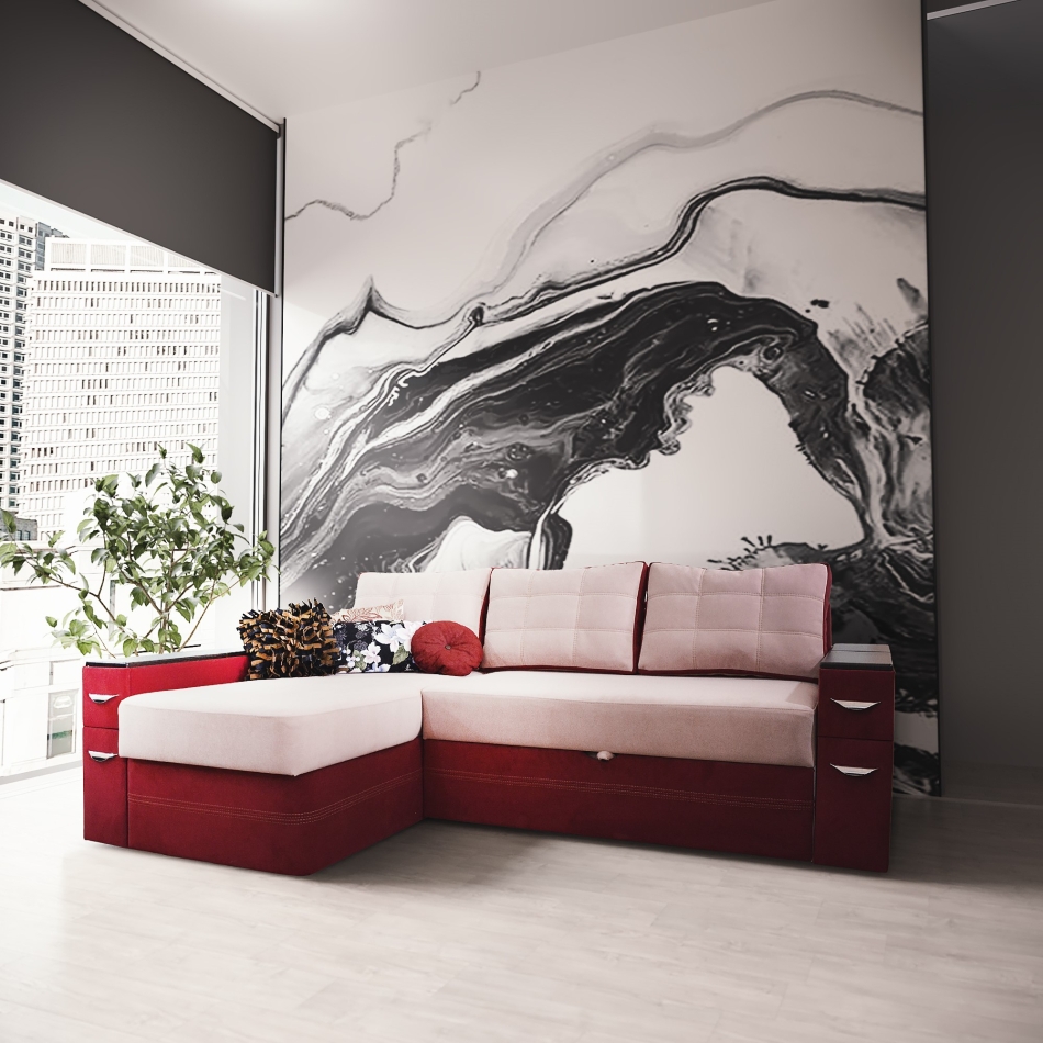 Colț moale „COMPACT” 7/2 stânga K-1 Bonel