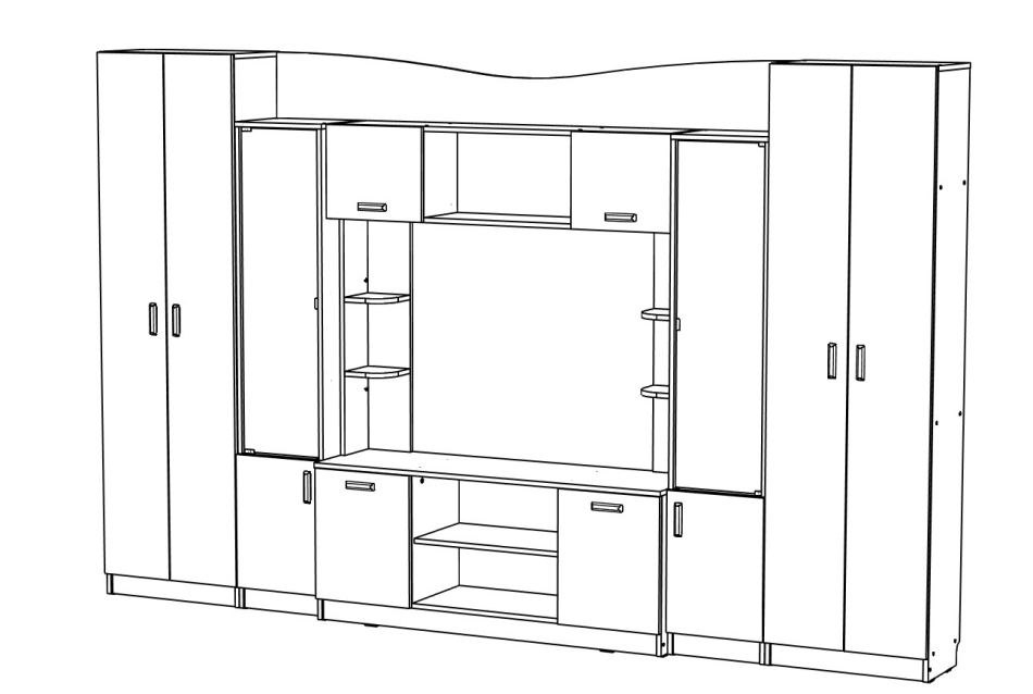  Вуди НАБОР №1 Гостиная