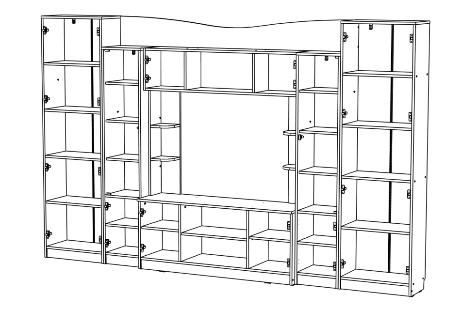  Вуди НАБОР №1 Гостиная