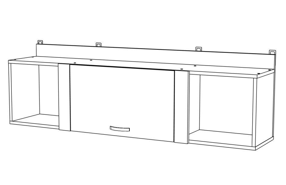 Гамма №18 Полка навесная 1600 МЛ