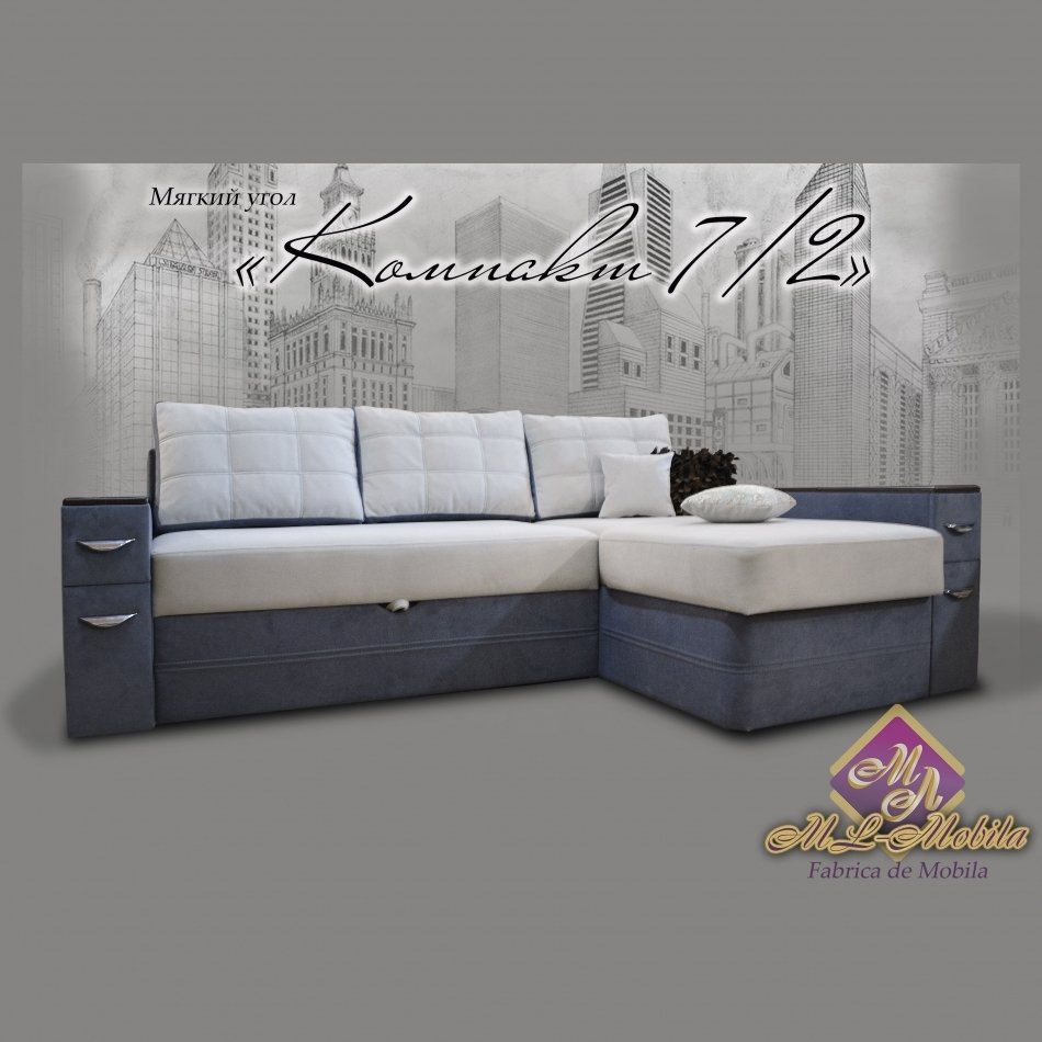 Colț moale „COMPACT” 7/2 dreapta K-1 Bonel