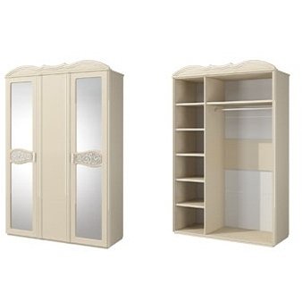 SOFIA MN-025-03 Dulap 3 uși (157 cm)