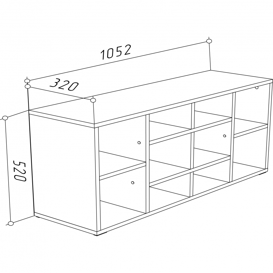 Обувница МЛ - 4