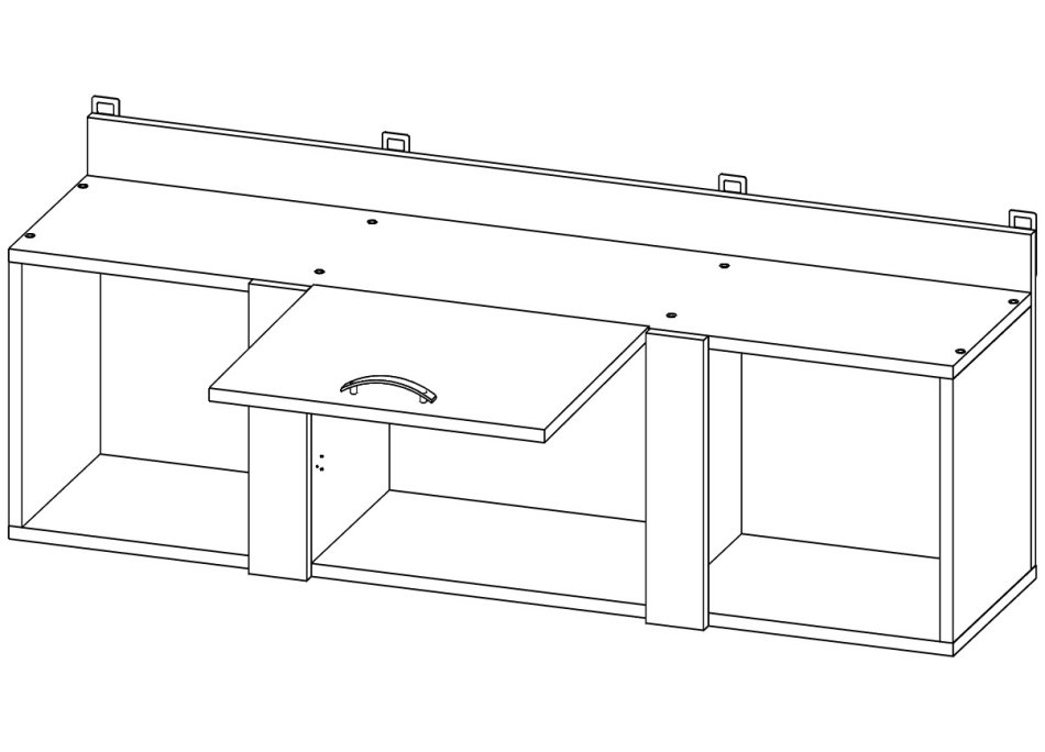 Гамма №17 Полка навесная 1300 МЛ