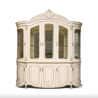 ЭЛИЗА 12 Шкаф с витриной 5д, Собран