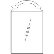 baie AMELIA 1 Oglinda de perete (0455.7-01)