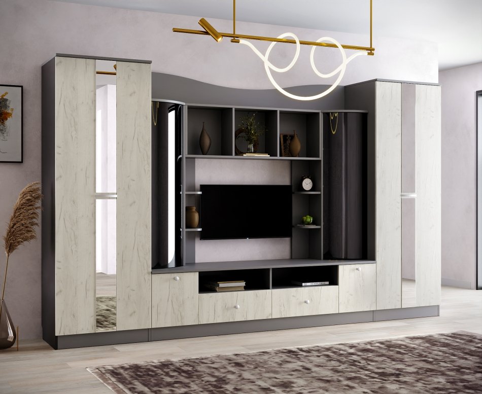 Гостиная МЛ - 7 без рисунка (3400)(Снято))