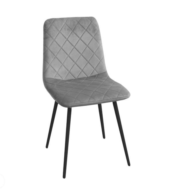 Scaun Orlando Dark Grey (HLR-21)+Black Legs
