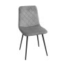 Scaun Orlando Dark Grey (HLR-21)+Black Legs