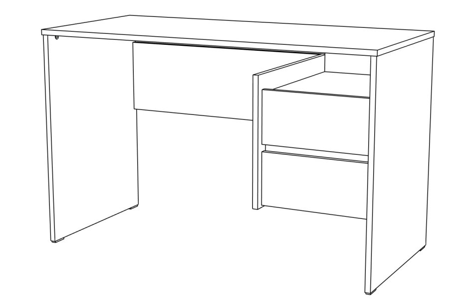 Стол письменный МЛ-11 (1200) Стол письменный МЛ-11 (1200)