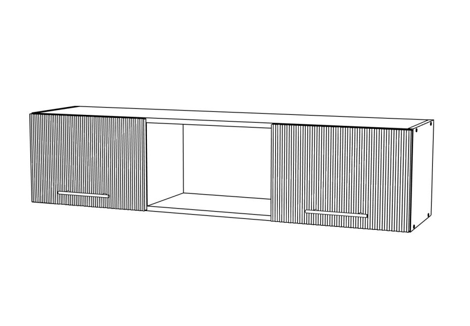 Вельвет № 5 Шкаф навесной 1500 