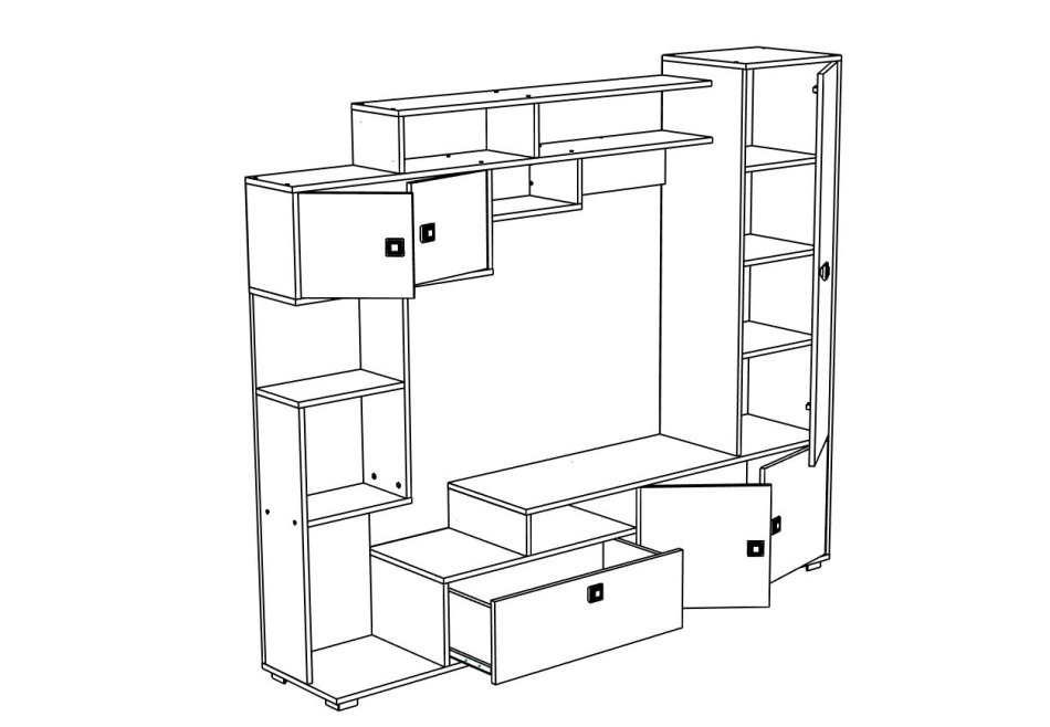Гостиная МЛ -11, Собран