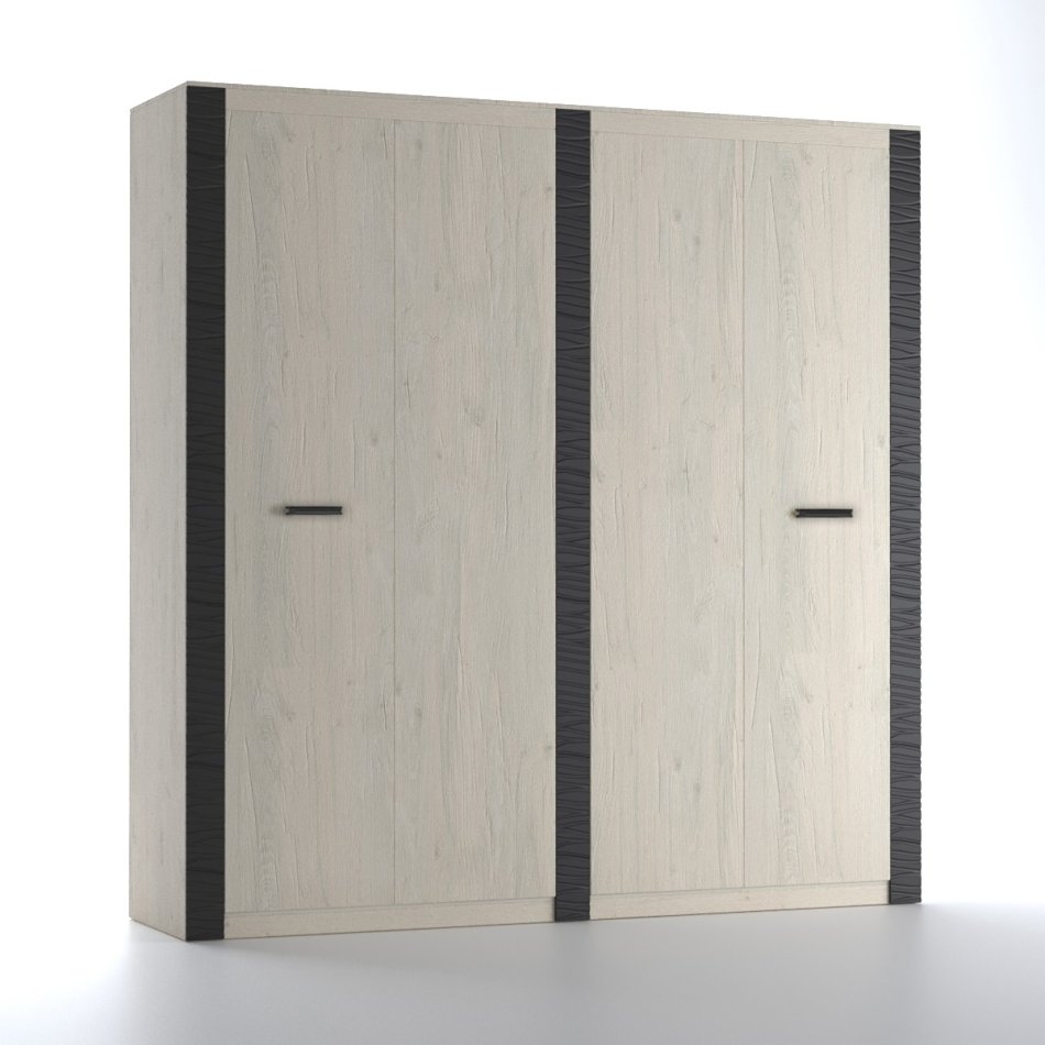 Гамма №30 Шкаф  4-х дверный, Собран