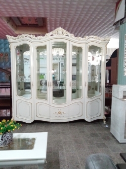 ЭЛИЗА 1 Шкаф с витриной 5д, Собран