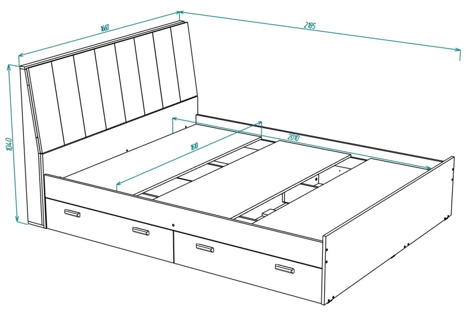 Вуди № 8 Кровать 1600