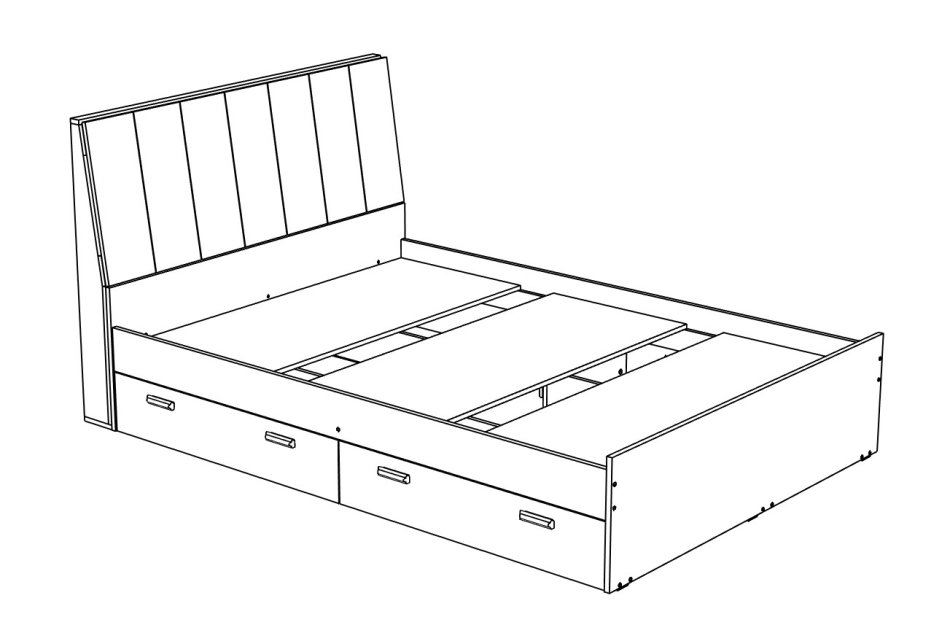 Вуди № 9 Кровать 1400 Вуди № 9 Кровать 1400