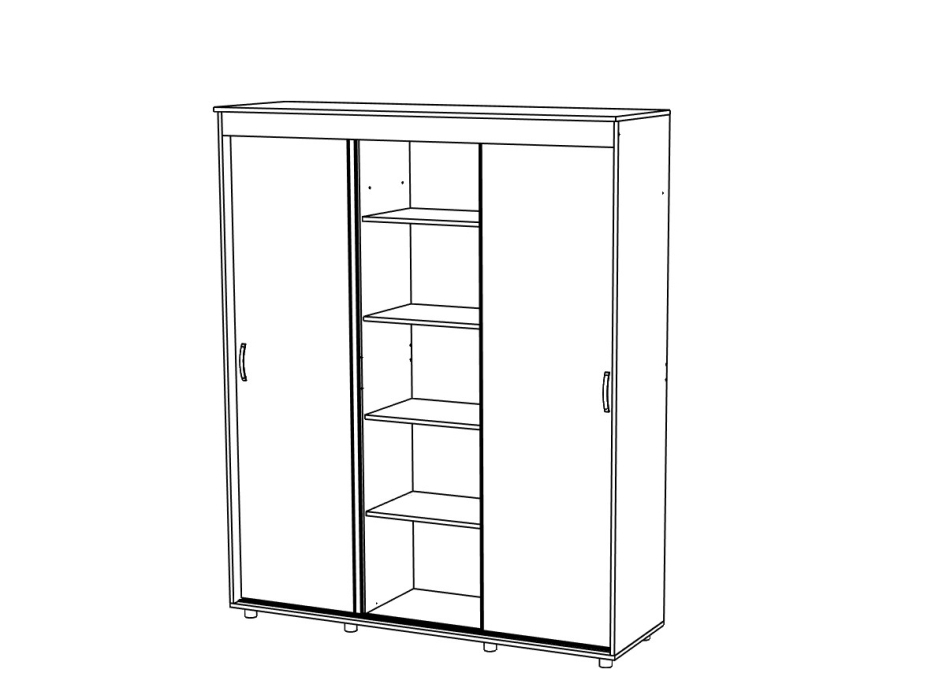 Шкаф  купе МЛ-1 (1.80*2.20м)