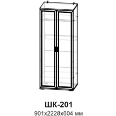 Александрия ШК-201 Шкаф Александрия ШК-201 Шкаф