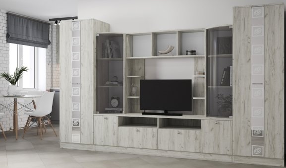 Гостиная МЛ - 7 с рисунком (3400)(снято)