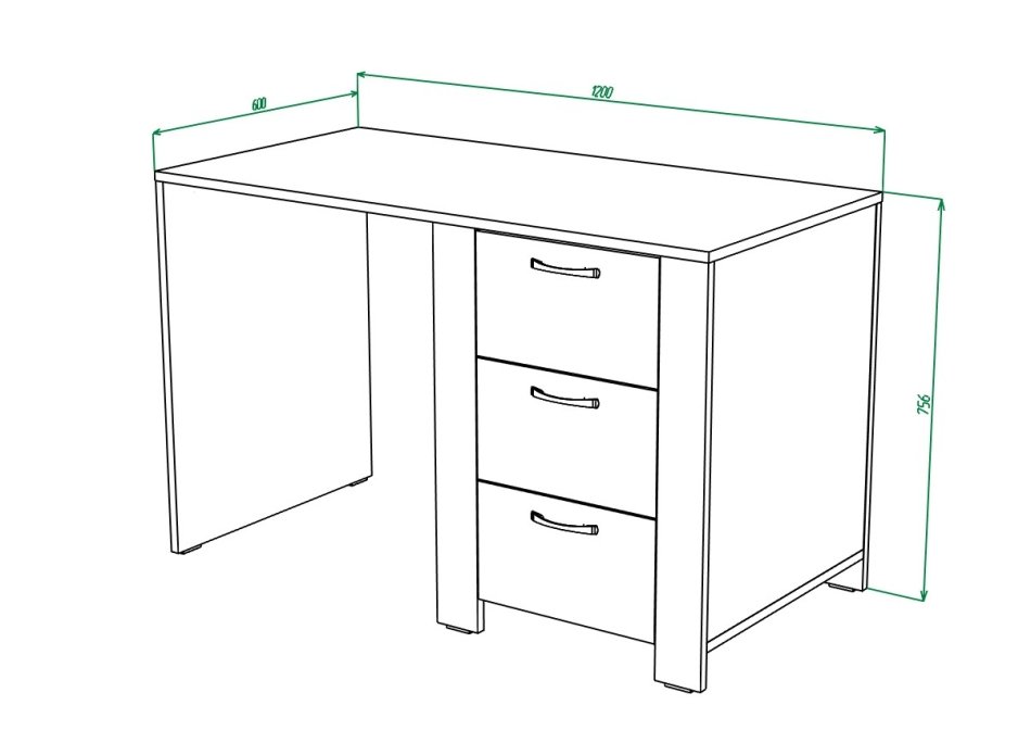 ВЕГА №15 Стол письменный