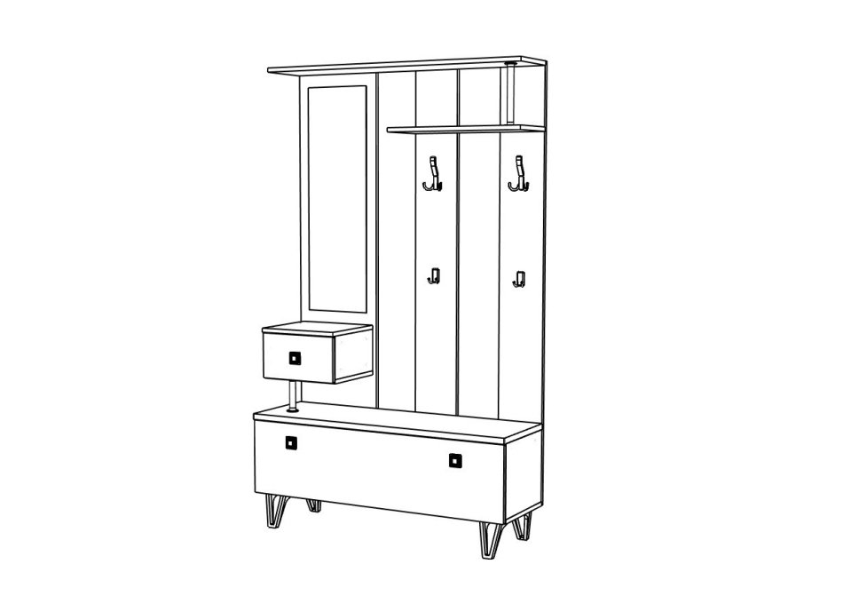 МИРА №10 прихожая