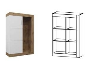 ПАЛЕРМО Пенал низкий 2Д