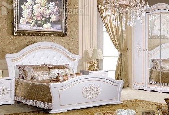 ГРАФИНЯ Кровать  1600 с ножным щитом (1,6х2,0) (0379.10) 