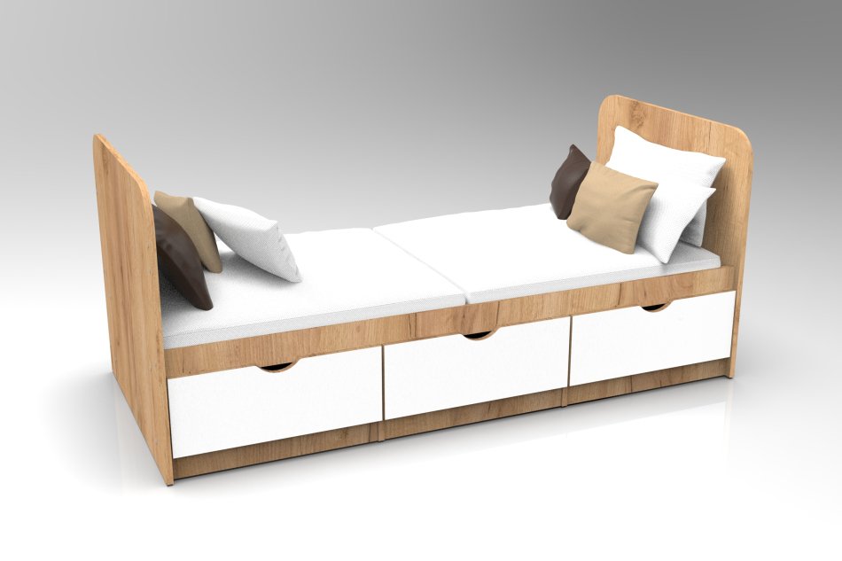 ЮНИОР 2 Кровать (80 х 180) ЮНИОР 2 Кровать (80 х 180)