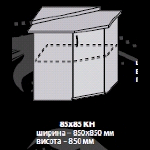 DEBUT MDF 85-85 KH colț fund