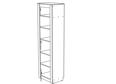 Гамма № 4 Пенал со стеклом МЛ