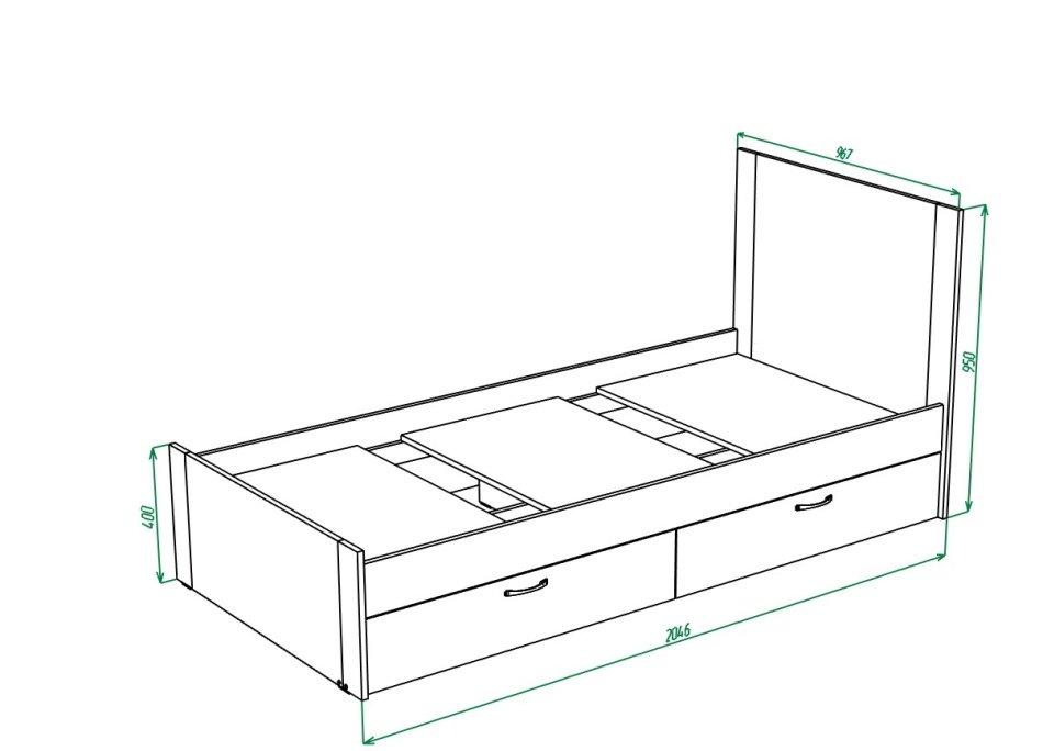 ВЕГА №16 Кровать (90*200)