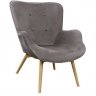 Fotoliu LEONARD~N23 Catifea Dark Grey