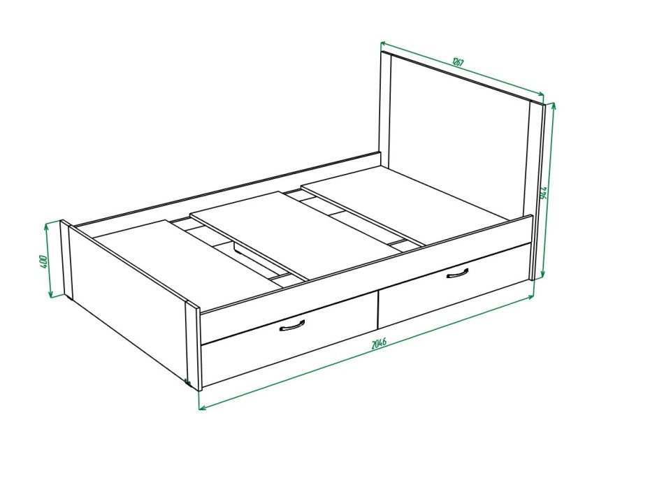 ВЕГА №17 Кровать (120*200) ВЕГА №17 Кровать (120*200)