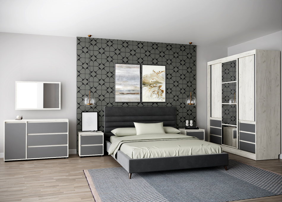 Кровать "ШАРМ" 2 (1,60х2,0м) K-2 Кровать "ШАРМ" 2 (1,60х2,0м) K-2