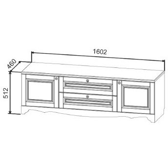 Версаль  Тумба ТВ 1602*704