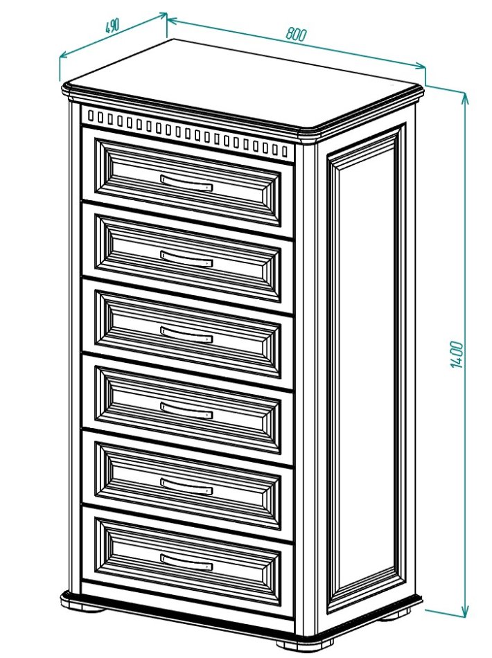 МАРСЕЛЬ  №07 Комод