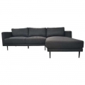 Canapea Era~Dreapta Dark Grey