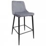 Scaun de bar Clasic~Grey HLR 23 +Black Legs
